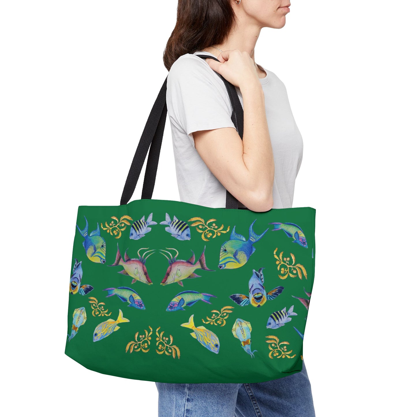 Sargasso Sunset - Tote Bag - Dark Green