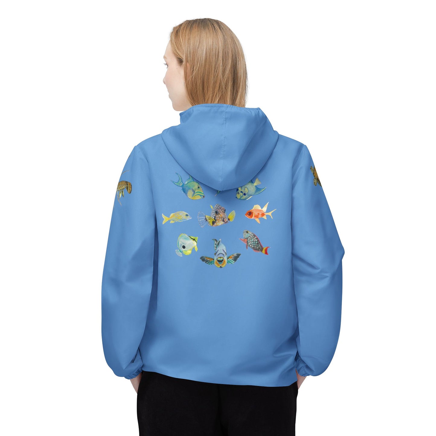 Sargasso Sea - Eco-Friendly Windbreaker Jacket - Light Blue