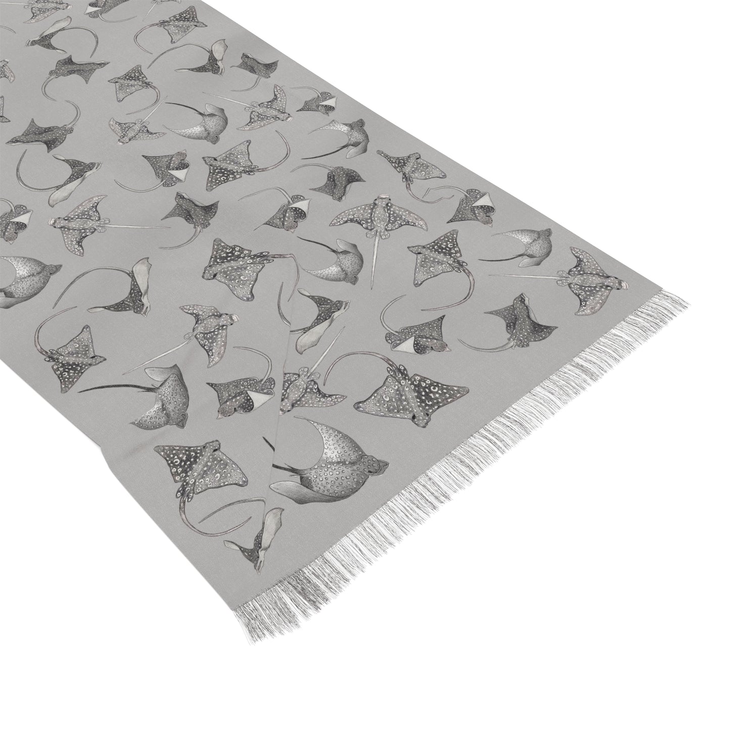 Eagle Ray - Light Scarf - Light Grey