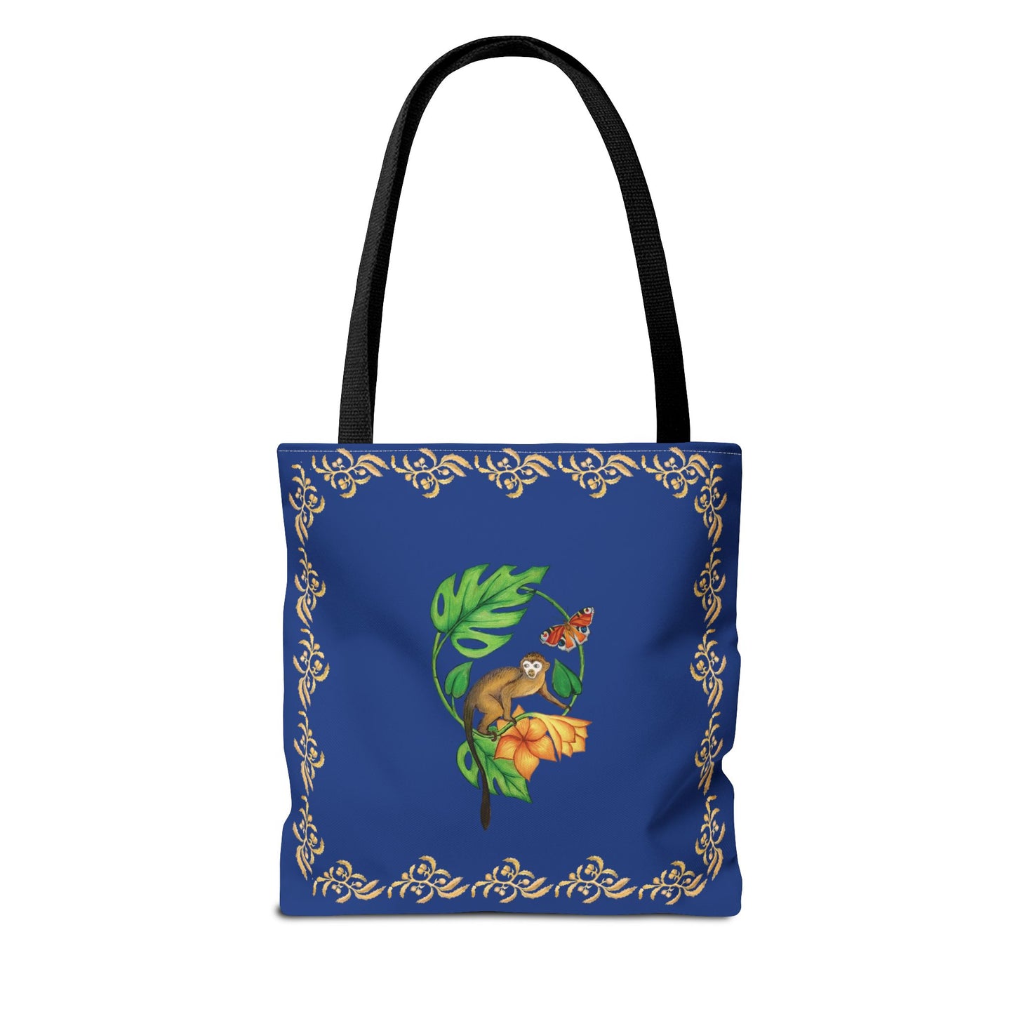 Sargasso Sea - Square Tote Bag - Dark Blue