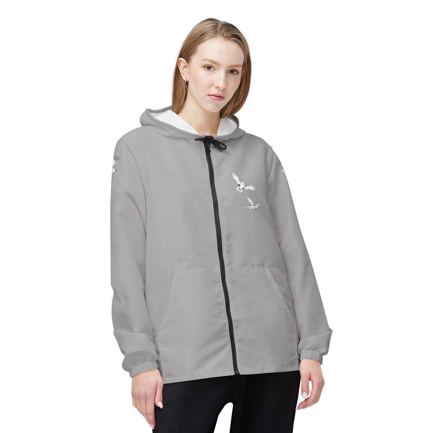 Longtails - Eco-Friendly Windbreaker Jacket - Light Grey