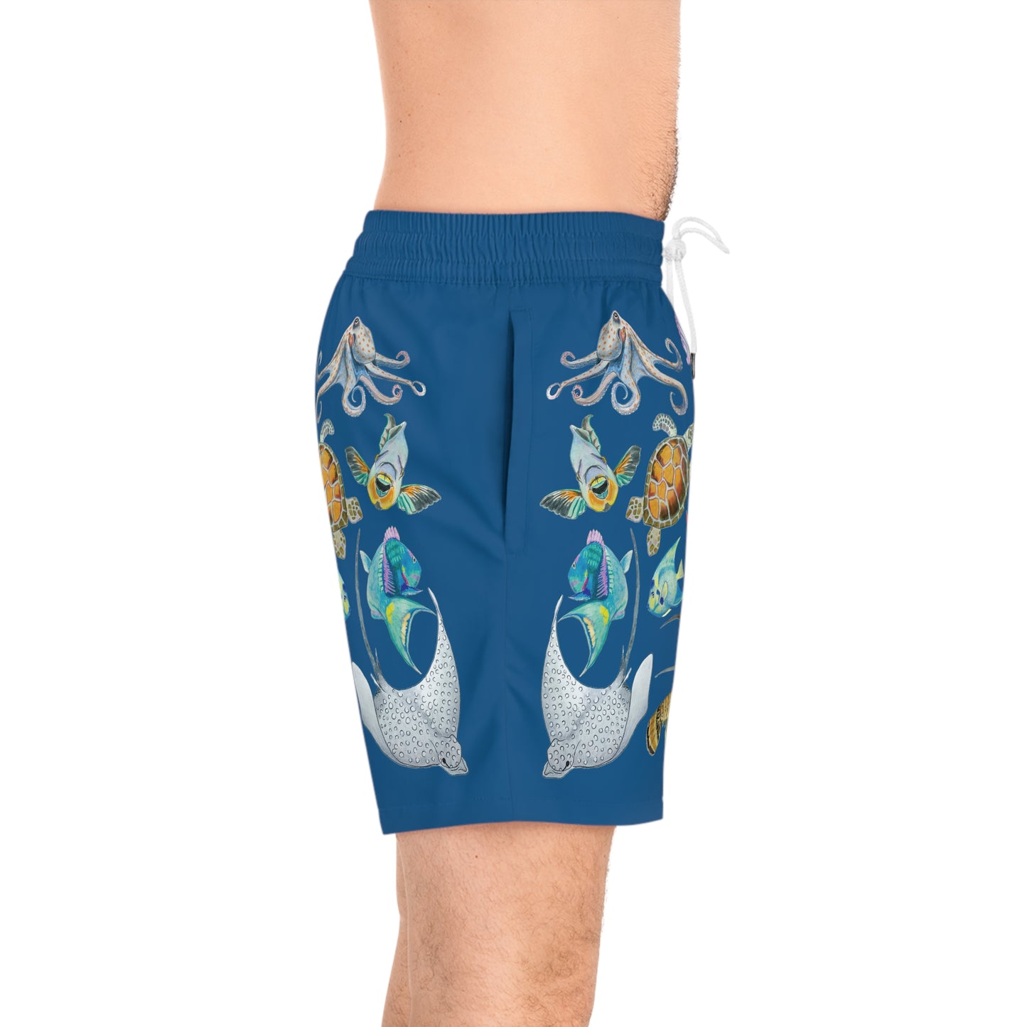 Sargasso Sunset - Swim Trunks - Pacific Blue