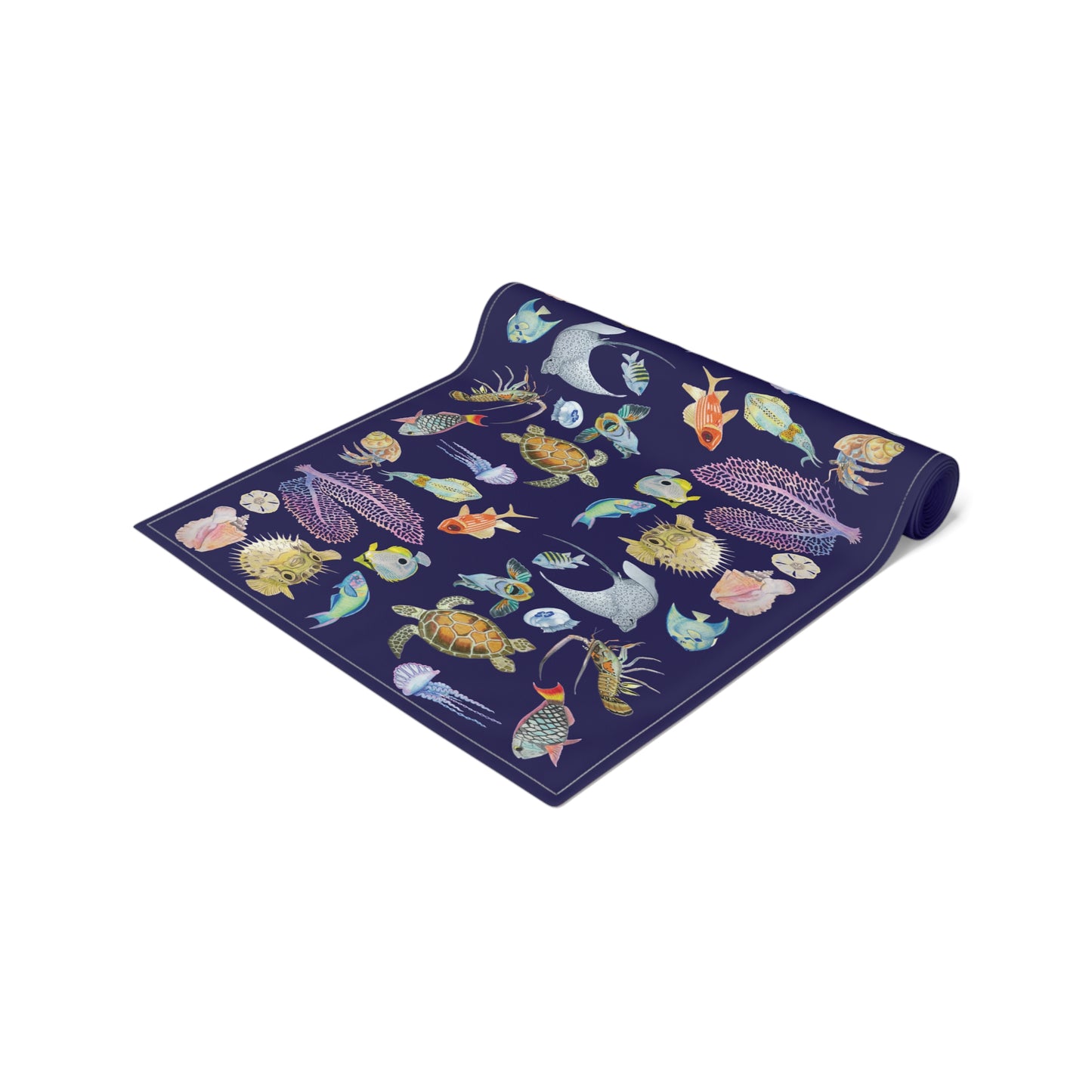 Sargasso Sea - Table Runner - Midnight