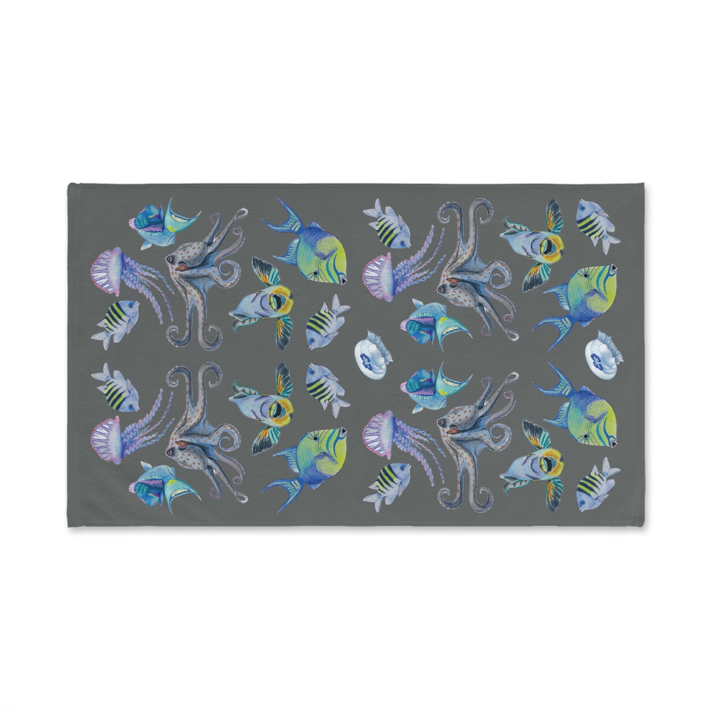 Sargasso Sea - Hand Towel - Dark Grey