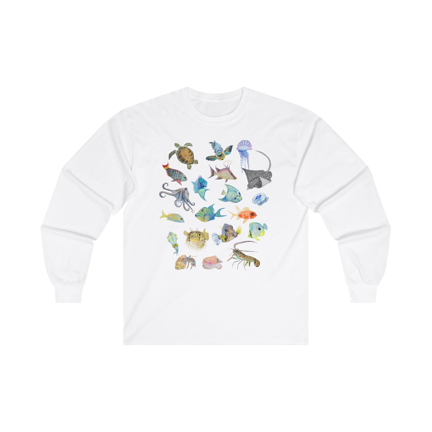 Sargasso Sea - Cotton Long Sleeve Tee 1