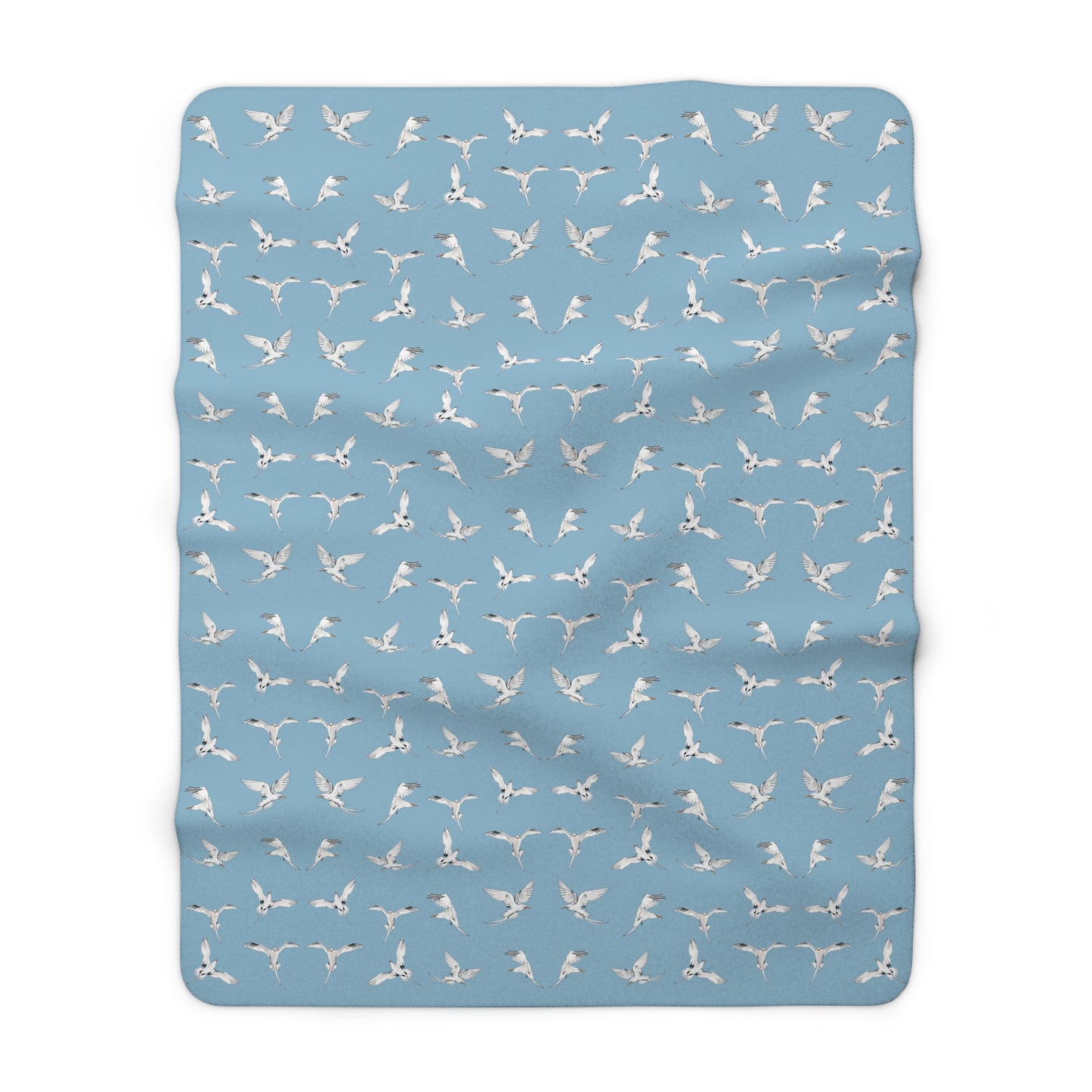 Longtails - Sherpa Fleece Blanket - Morning Sky