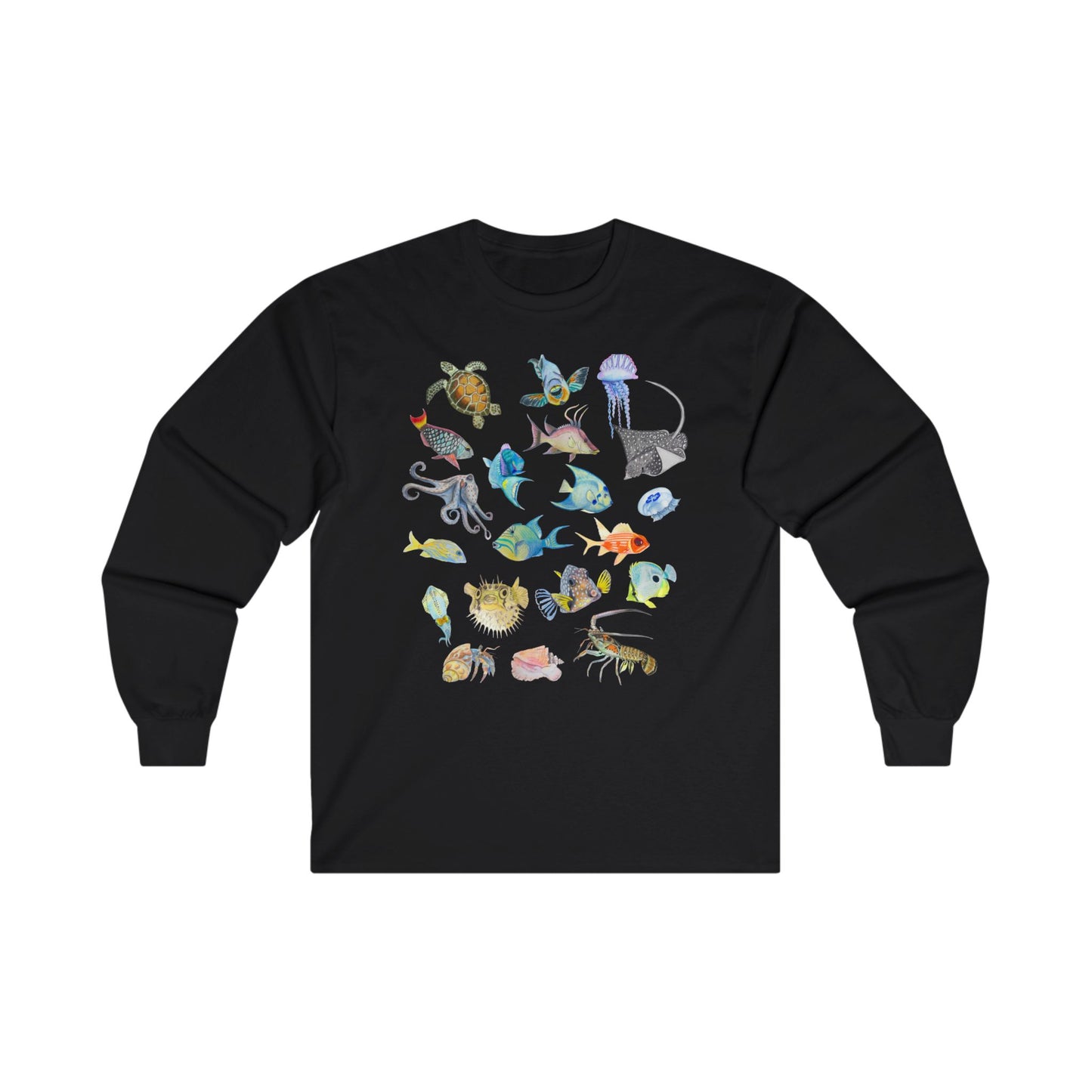 Sargasso Sea - Cotton Long Sleeve Tee 1