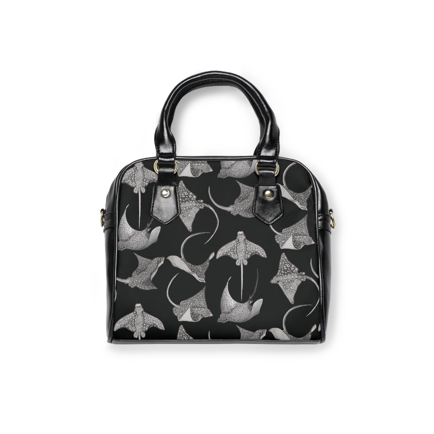 Eagle Ray - Shoulder Handbag - Black