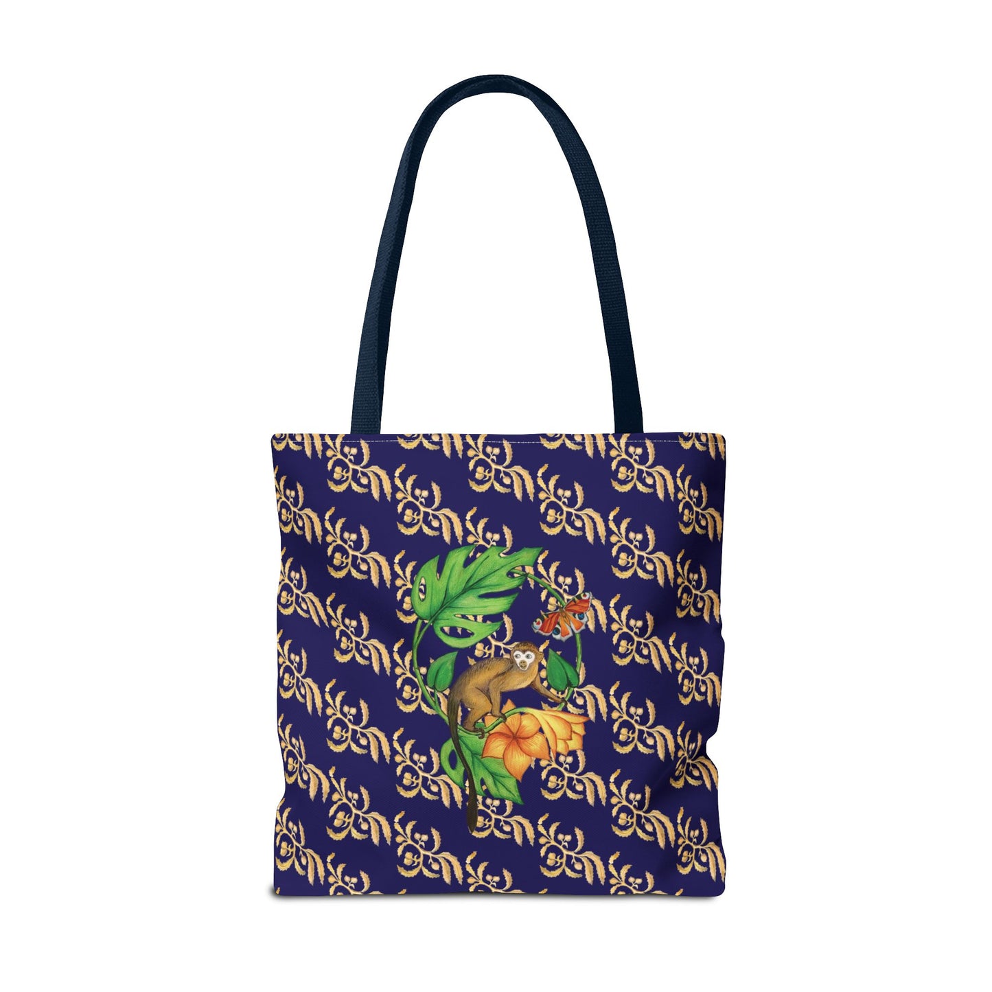 Sargasso Sea - Square Tote Bag - Midnight