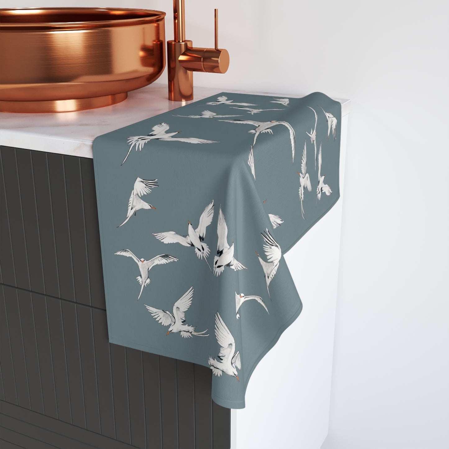 Longtails - Hand Towel - Stone