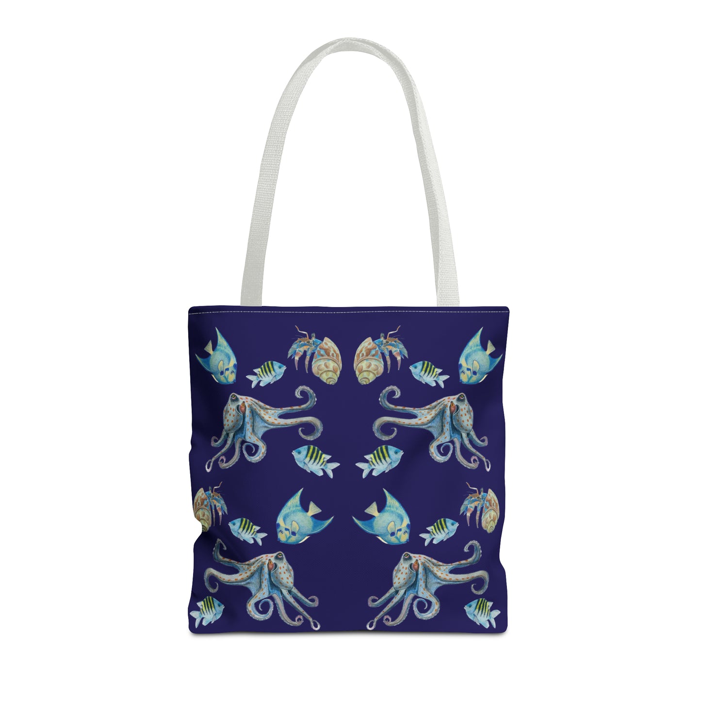 Sargasso Sea - Square Tote Bag - Midnight