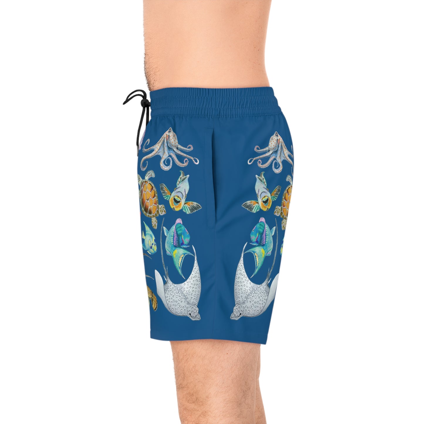 Sargasso Sunset - Swim Trunks - Pacific Blue