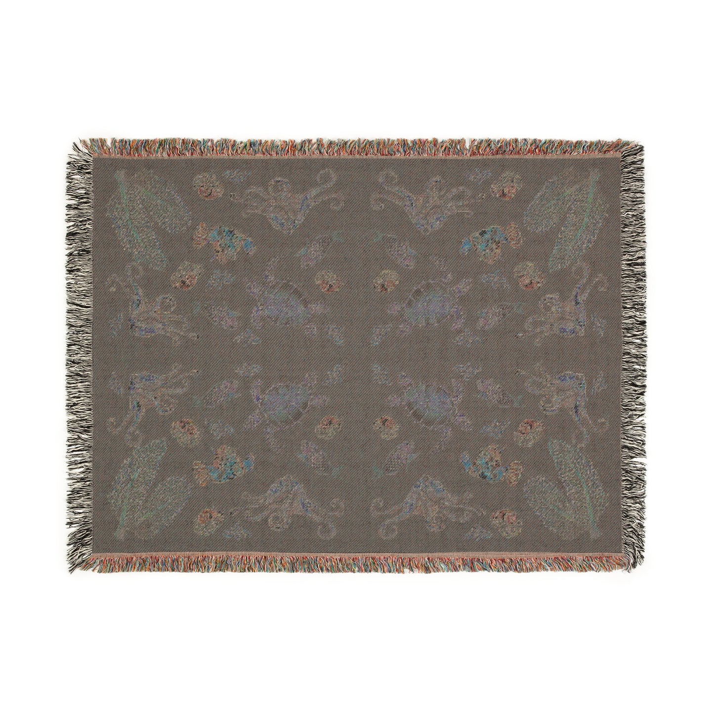 Sargasso Sea - Woven Blanket - Dark Blue