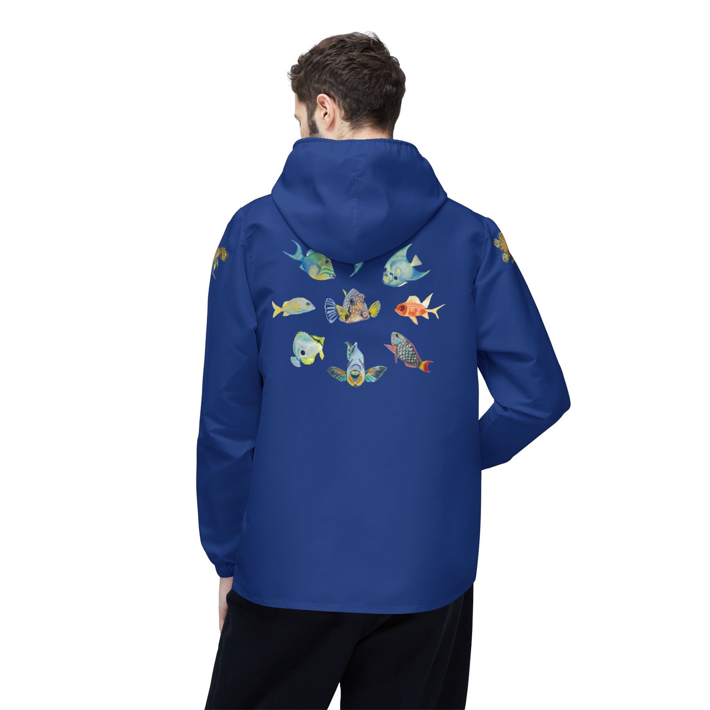 Sargasso Sea - Eco-Friendly Windbreaker Jacket - Dark Blue