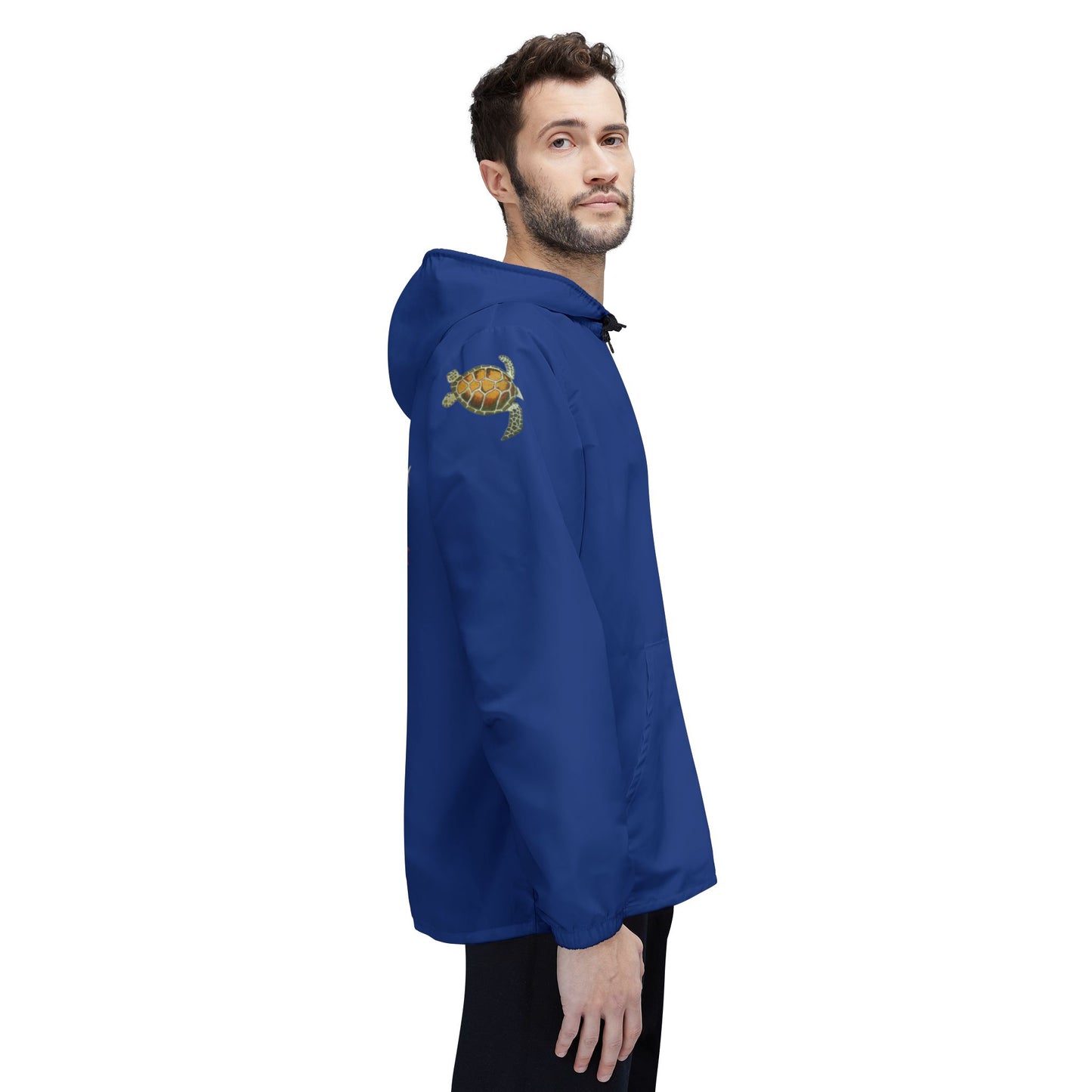 Sargasso Sea - Eco-Friendly Windbreaker Jacket - Dark Blue