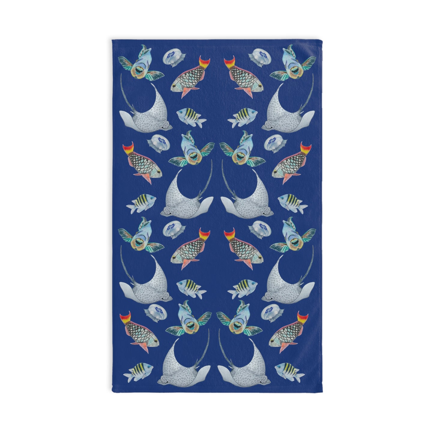 Sargasso Sea - Hand Towel - Dark Blue