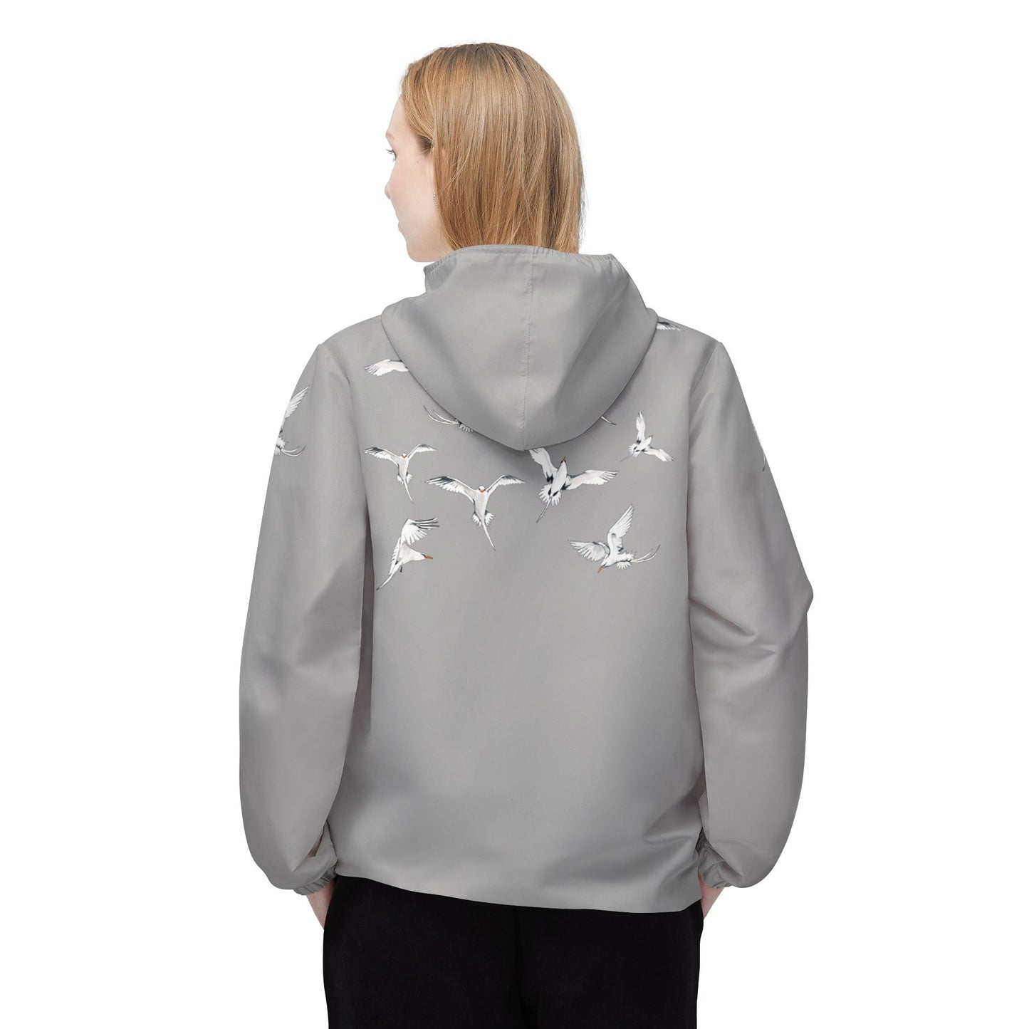 Longtails - Eco-Friendly Windbreaker Jacket - Light Grey