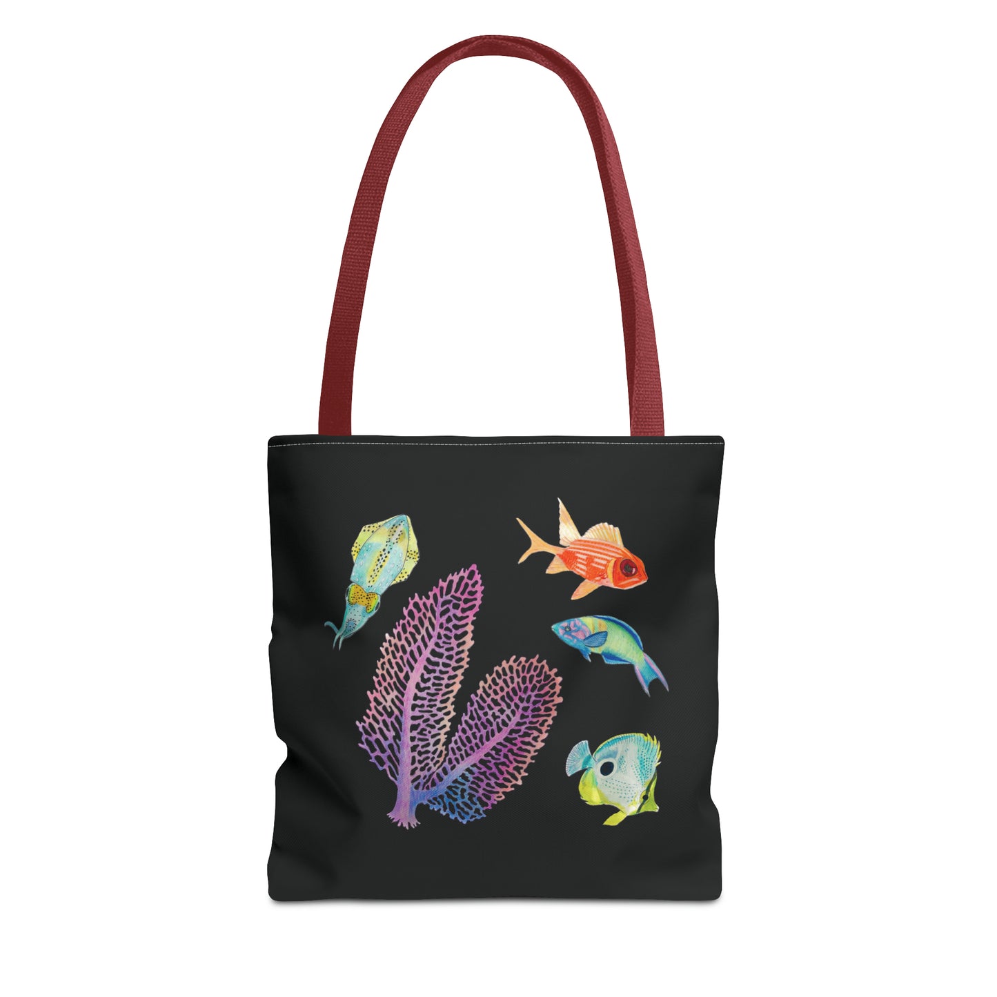 Sargasso Sea - Square Tote Bag - Black