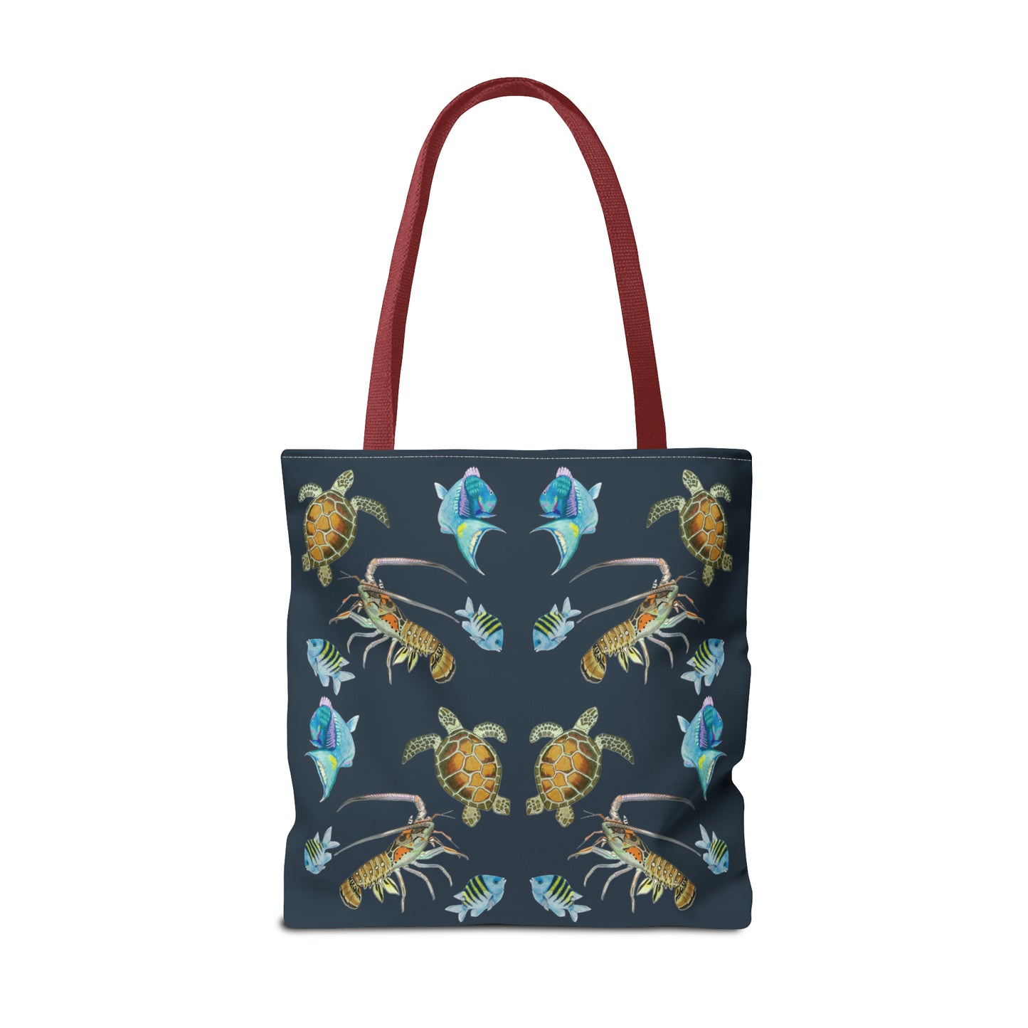 Sargasso Sea - Square Tote Bag - Asphalt