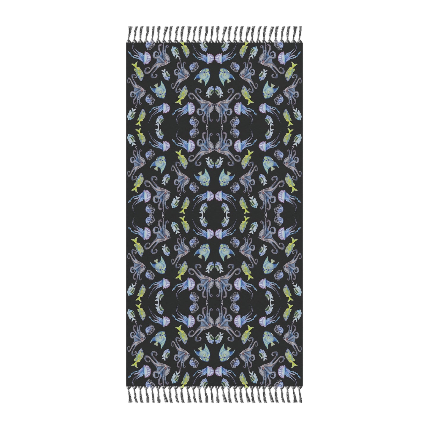 Sargasso Sea - Beach Blanket - Black