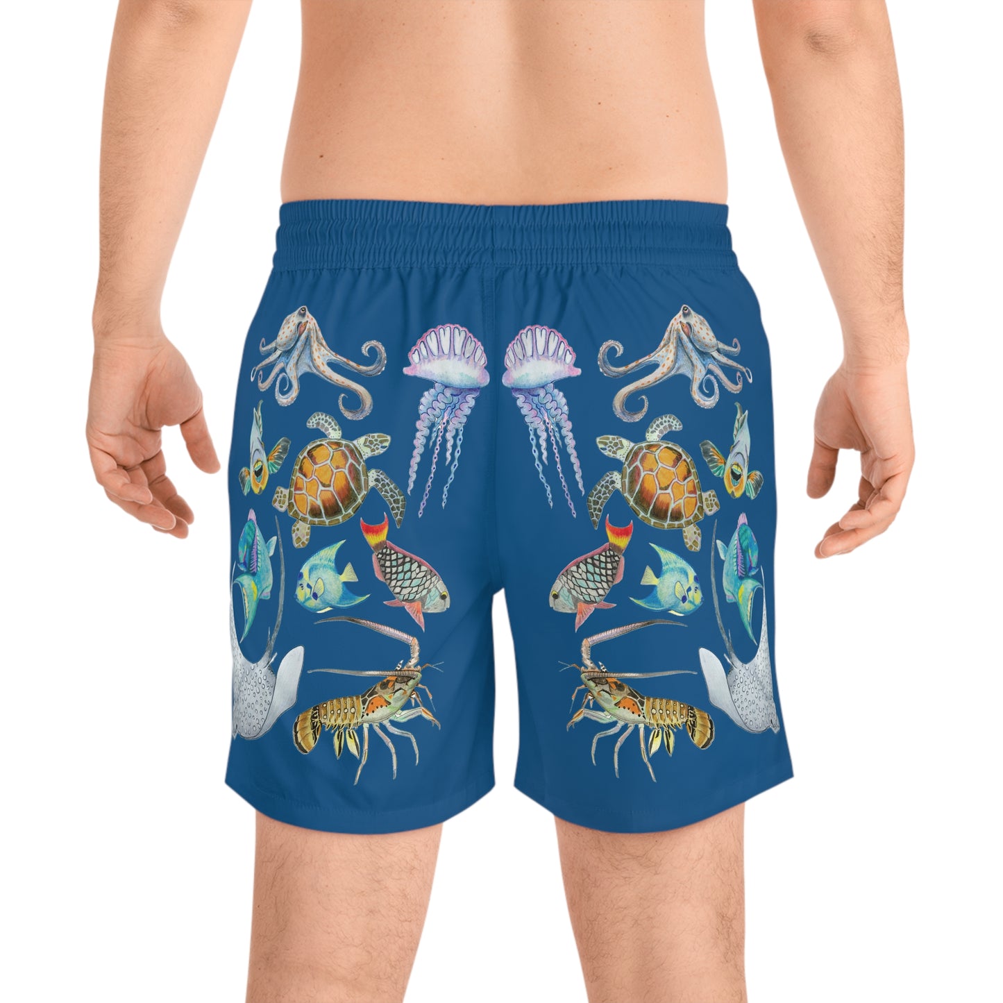 Sargasso Sunset - Swim Trunks - Pacific Blue