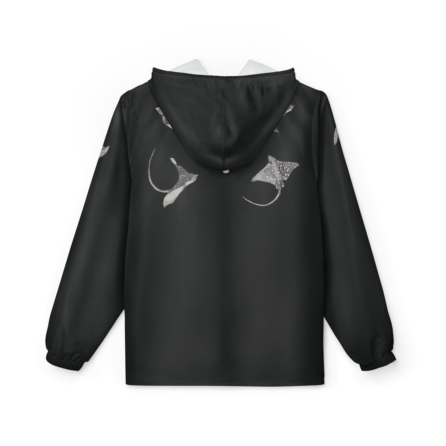 Eagle Ray - Eco-Friendly Windbreaker Jacket - Black