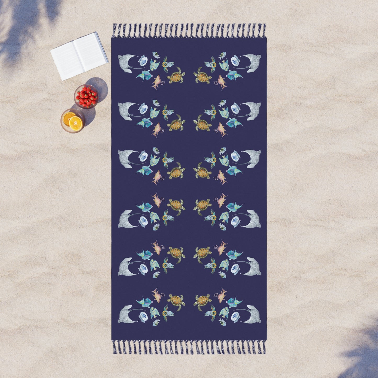 Sargasso Sunset - Beach Blanket - Midnight