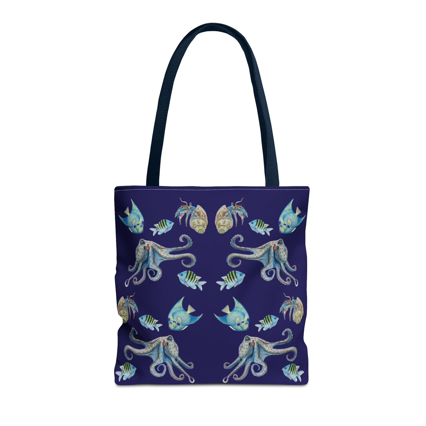 Sargasso Sea - Square Tote Bag - Midnight