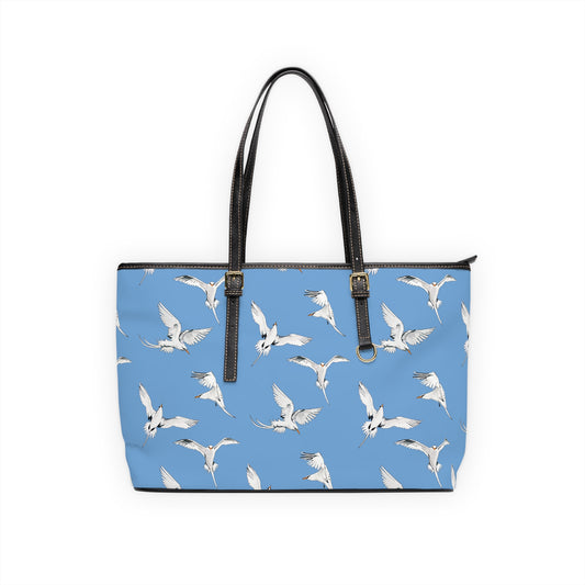 Longtails -  Leather Shoulder Bag - Blue