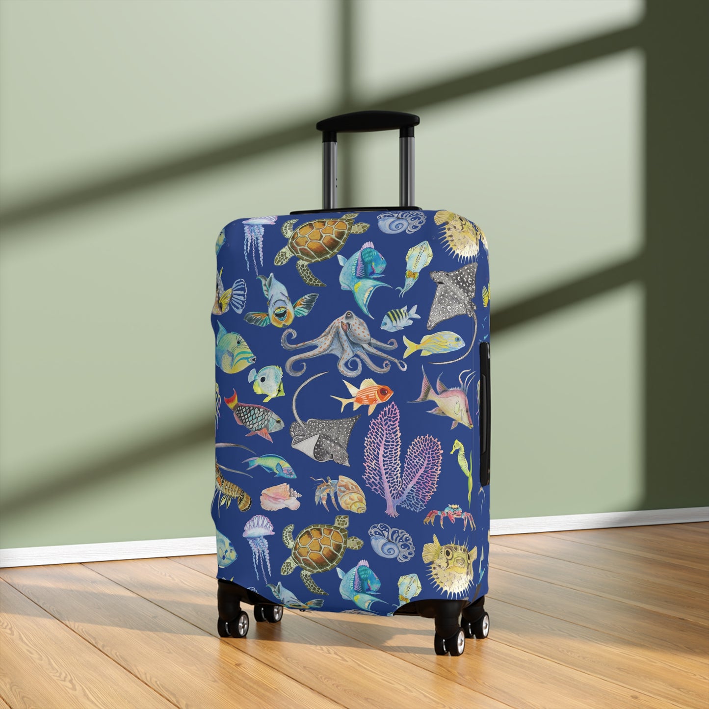 Sargasso Sea - Luggage Cover - Dark Blue