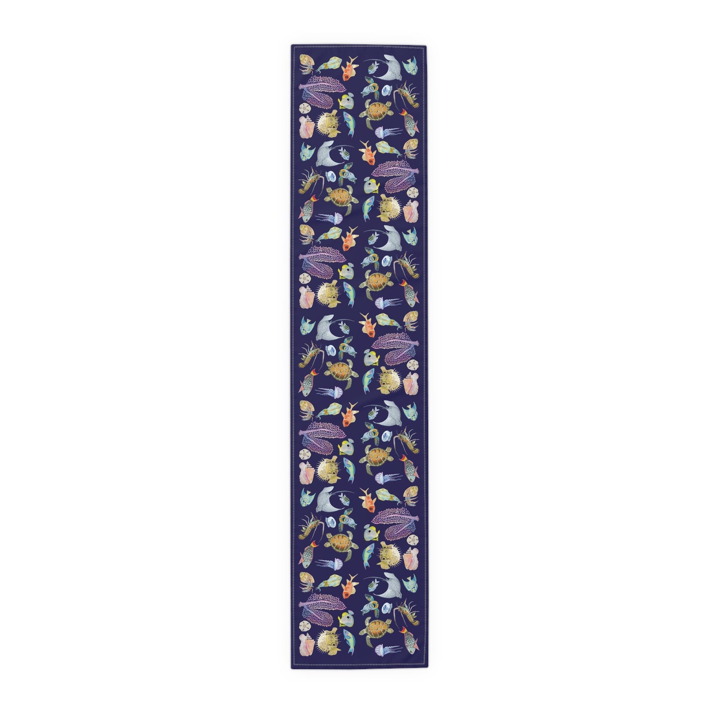 Sargasso Sea - Table Runner - Midnight