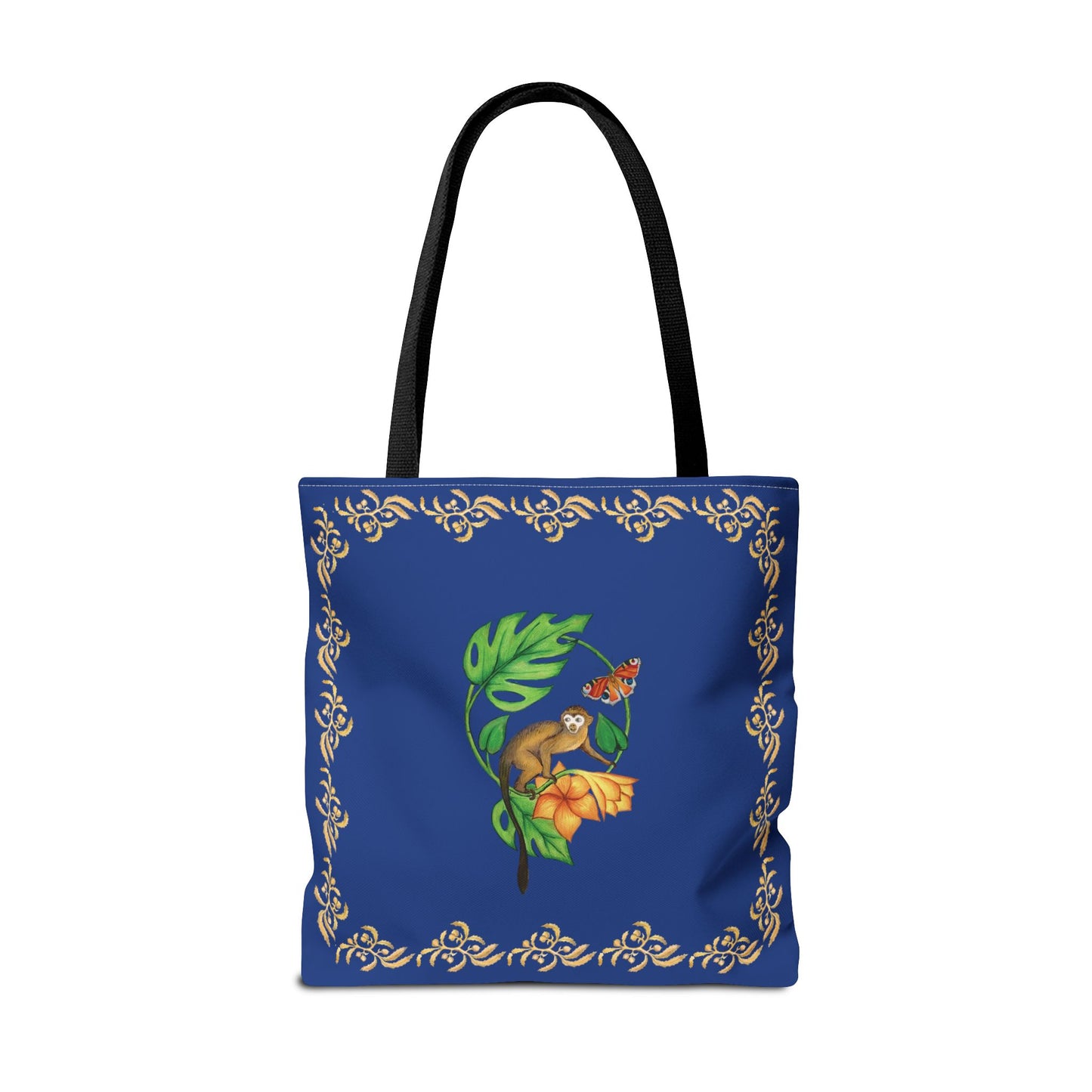 Sargasso Sea - Square Tote Bag - Dark Blue