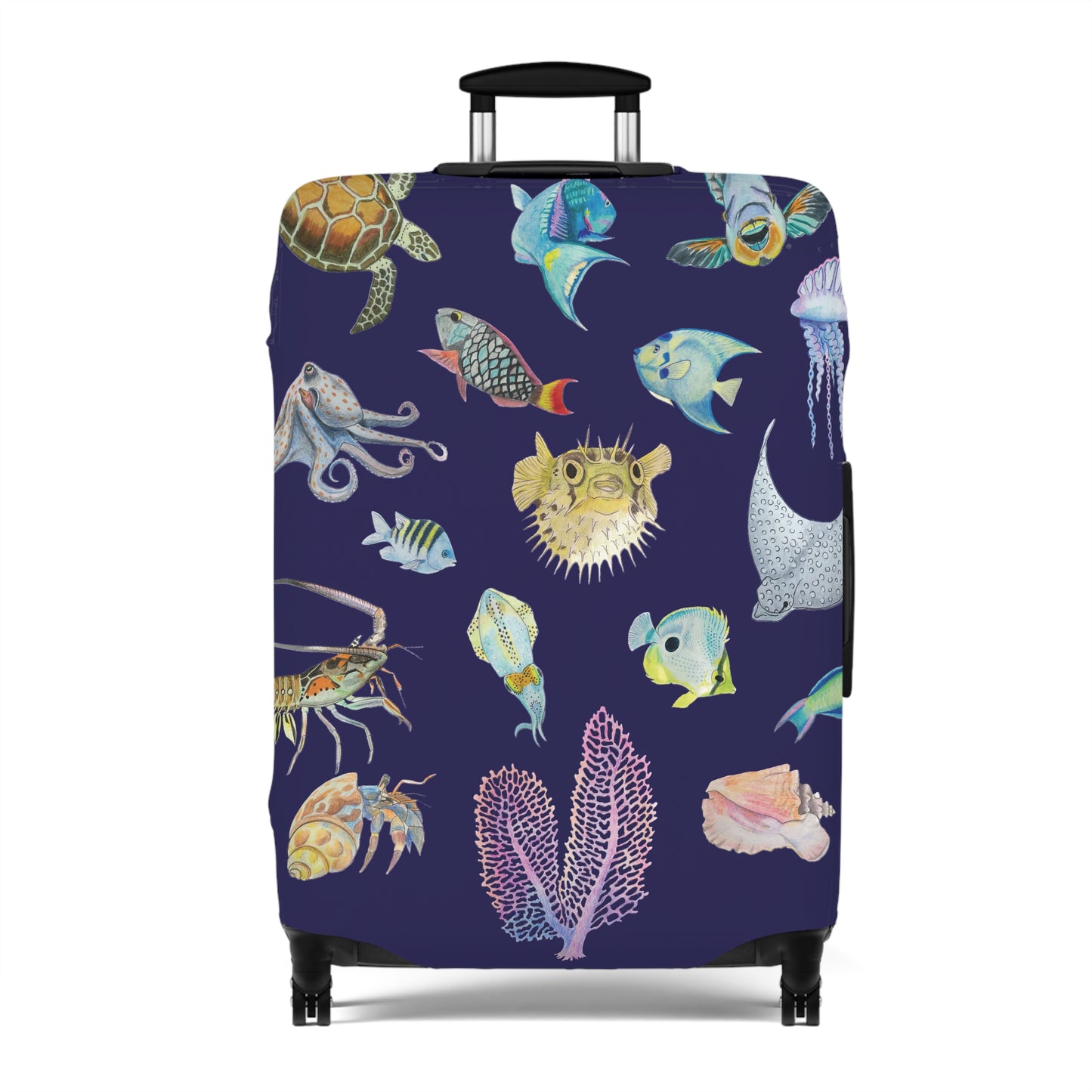 Sargasso Sea - Luggage Cover - Midnight