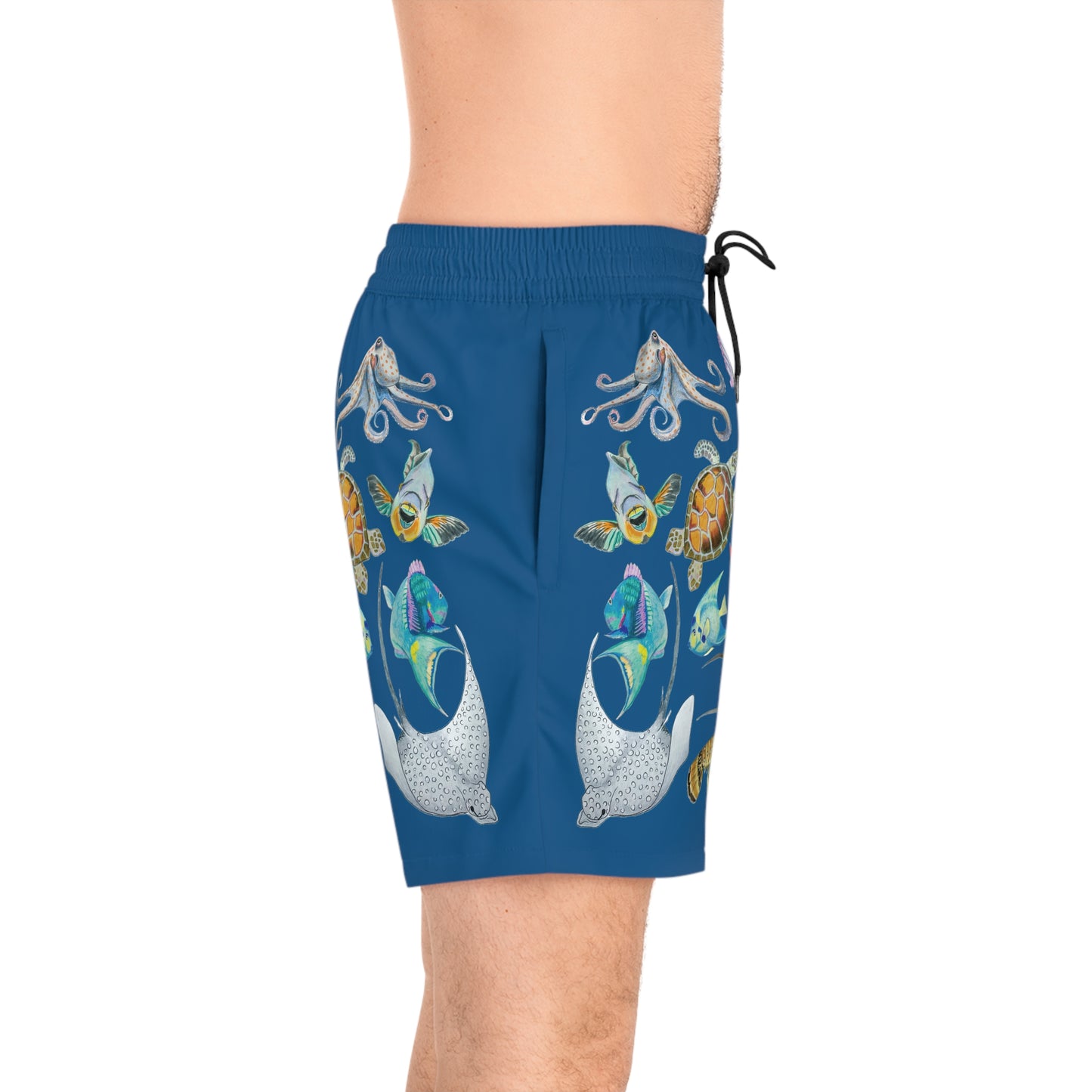 Sargasso Sunset - Swim Trunks - Pacific Blue