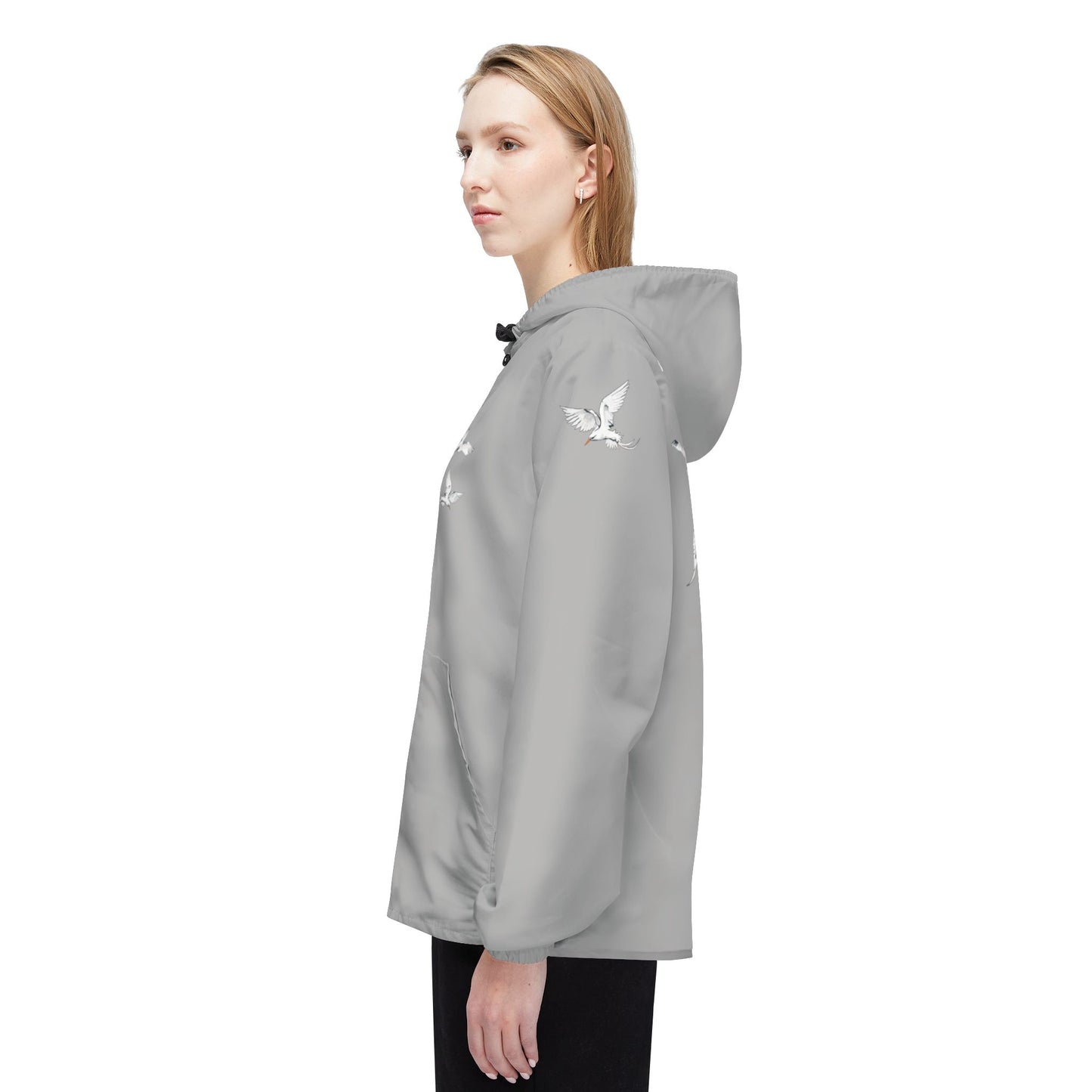 Longtails - Eco-Friendly Windbreaker Jacket - Light Grey