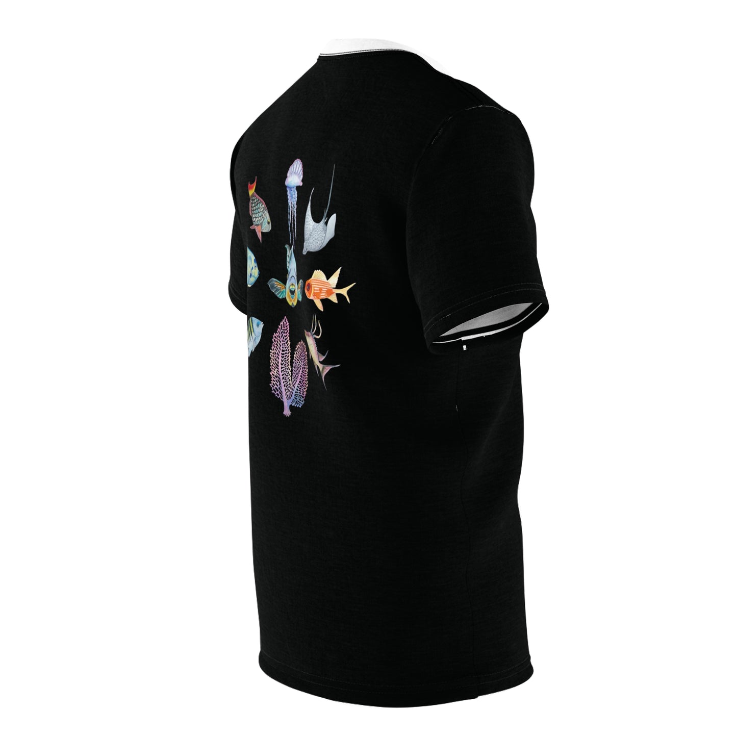 Sargasso Sunrise - Short Sleeved Rash Guard - Black