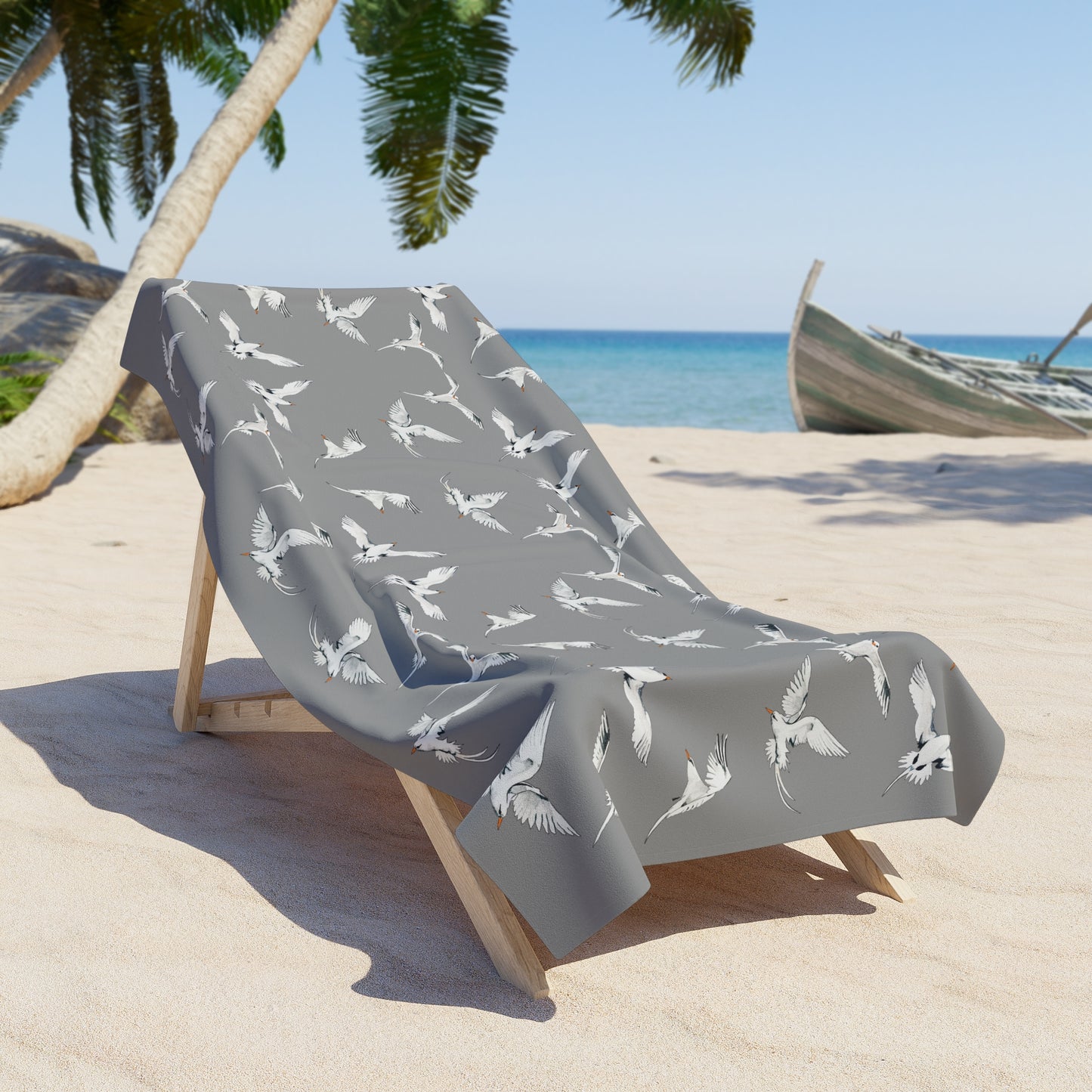 Longtails - Beach Towel - Grey