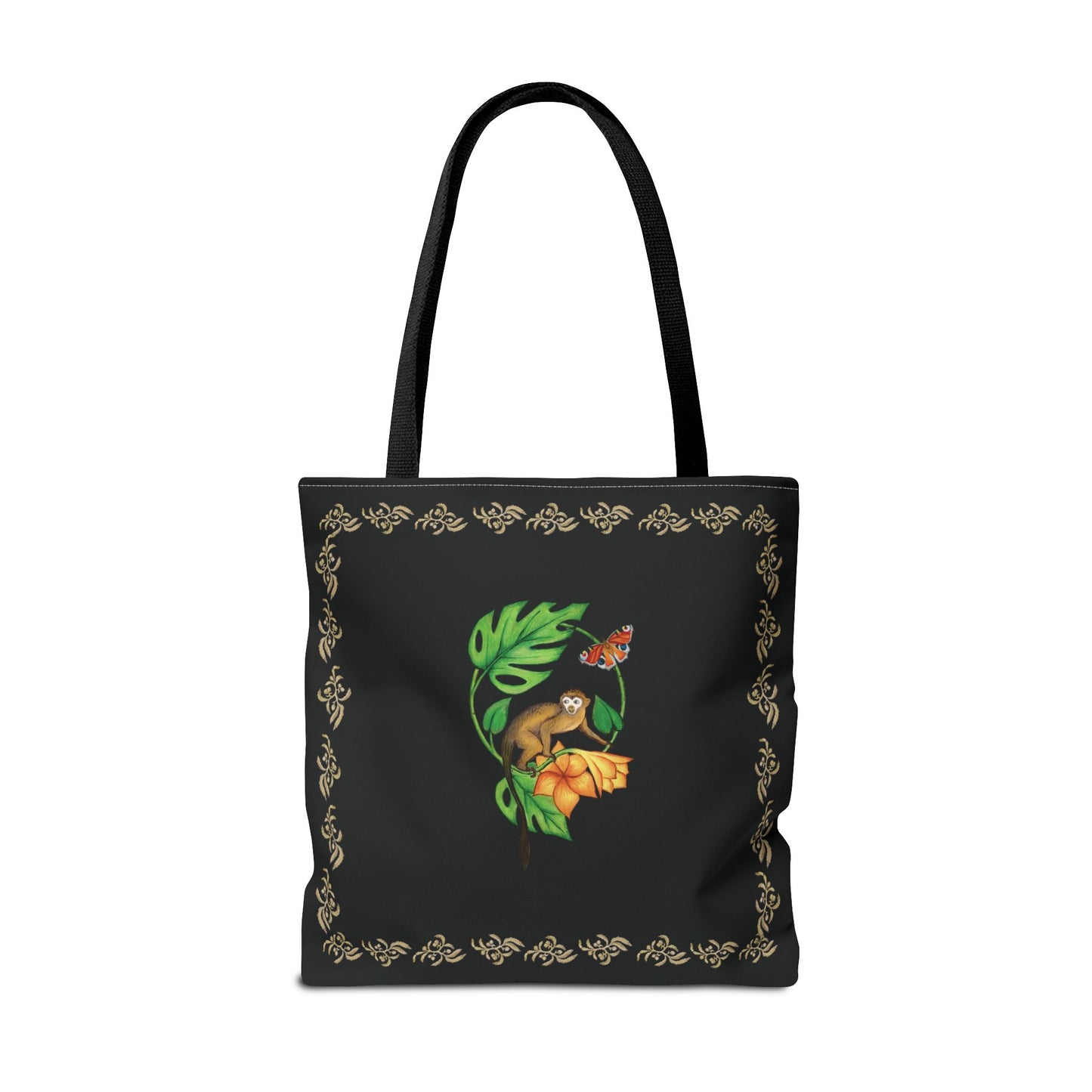 Sargasso Sea - Square Tote Bag - Black