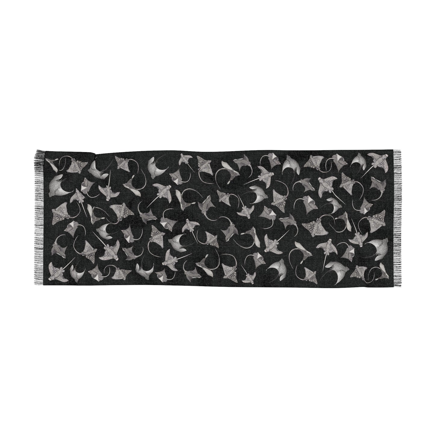 Eagle Ray - Light Scarf - Black