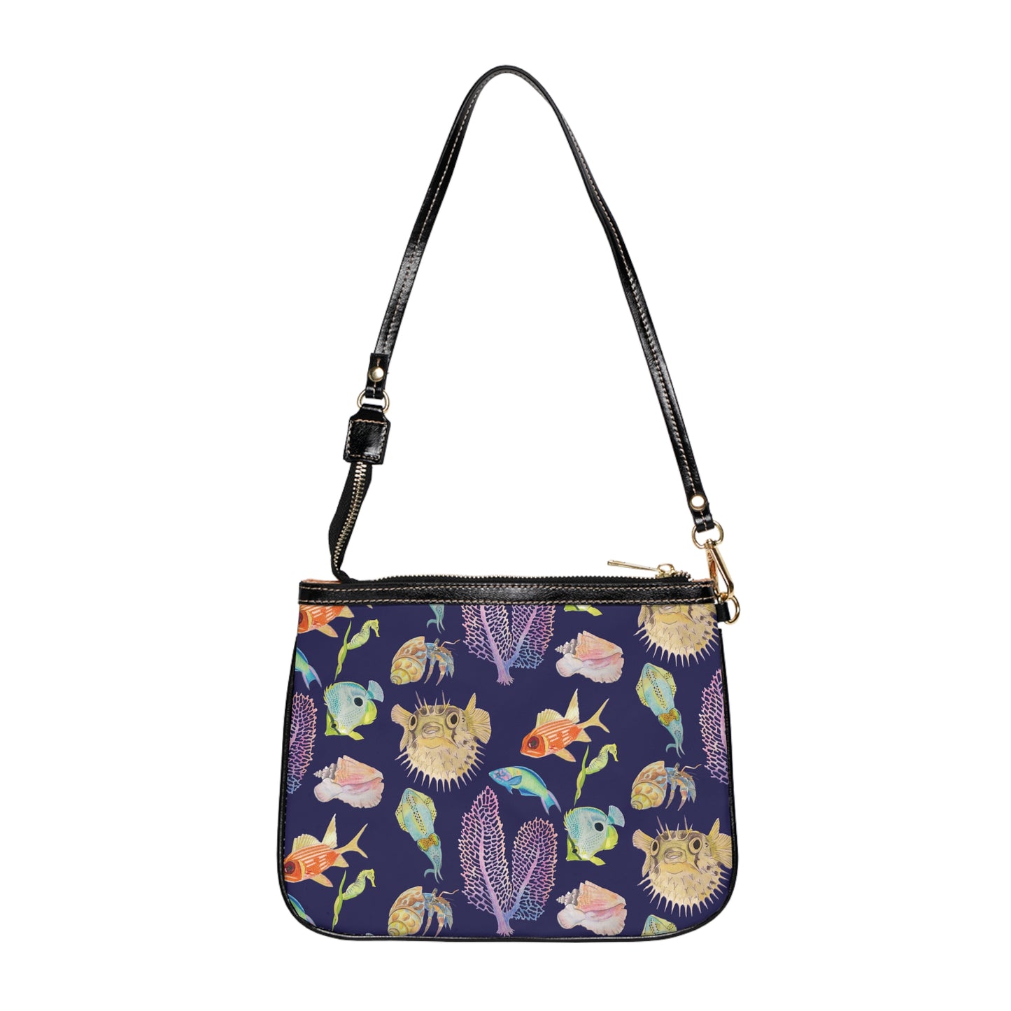 Sargasso Sunrise - Small Shoulder Bag - Midnight